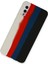 Samsung Galaxy A02 Kılıf Ebruli Lansman Silikon - Beyaz-Siyah - KA4528-4709 2