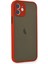iPhone 12 Mini Kılıf Montreal Silikon Kapak - Kırmızı - KA7022-4235 2