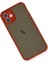 iPhone 12 Mini Kılıf Montreal Silikon Kapak - Kırmızı - KA7022-4235 3