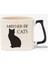 Mother Of Cats Game Of Thrones Baskılı Siyah Kulplu Modern Seramik Kupa 1