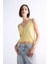Yeni Sezon V Yaka Crop Askılı Bluz 5