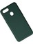 Oppo A12 Kılıf Nano Içi Kadife Silikon - Koyu Yeşil - KA4186-7329 2