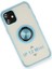 iPhone 12 Kılıf Montreal Yüzüklü Silikon Kapak - Buz Mavi - KA6519-9406 3