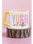 "yoga And Coffee" Yoga Kahve Tutkunları Arkadaşa Doğum Günü Hediye Sarı Kulplu Kupa Bardak 1