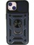 iPhone 14 Kılıf Pars Lens Yüzüklü Silikon - Lacivert - KA1992-8272 1
