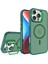 iPhone 16 Pro Flet Lens Magsafe Kapak - Koyu Yeşil - KA8855-2355 1