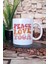 "peace Love Yoga" Huzur Aşk Yoga Hediyelik Baskılı Çay Kahve Sunum Kupa Bardak 1