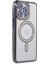 iPhone 15 Pro Kılıf Joke Simli Magneticsafe Kılıf - Derin Mor - KA1092-1923 1