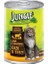 Jungle Kuzu Etli ve Sebzeli Yetişkin Konserve Kedi Maması 415 gr 1