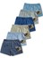 %95 Pamuklu Erkek Çocuk Süprem Penye Boxer Külot Iç Çamaşır 6lı Set 7
