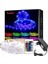 16 Renk Rgb Şerit LED Işık, Ir Kumandalı, Renk Değiştiren Esnek LED Aydınlatma, Ev, Dekor ve Parti 1
