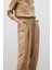 Batık Desenli Pantolon - Camel 5
