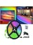 5m Rgb LED Şerit Uzaktan Kumandalı Dekoratif LED Iç Mekan Işığı 1
