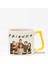 Friends Baskılı | Phoebe Ross Chandler Hediyelik | Sarı Kulplu Modern Seramik Kupa 1