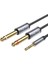 3.5mm To 6.35mm 2*Mono Amfi Enstrüman Aux Ses Kablosu 1.8 Metre 1