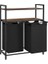 Vasagle Çamaşır Sepeti, Çamaşır Kutusu, 2 Bölme, 2 Raf, Metal Çerçeve, 2 x 46 Litre, 73 x 33 x 91 C 1