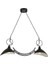 Avonni AV-9127-2Y-BSY Siyah Boyalı Modern Avize E27 Metal 78X20CM 1