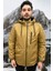 Erkek Kürklü Su ve Rüzgar Geçirmez Kapüşonlu Kışlık Mont & Kaban & Parka 1