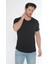 Erkek Geniş Yaka %100 Pamuk Salaş T-Shirt 1