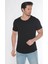 Erkek Geniş Yaka %100 Pamuk Salaş T-Shirt 2
