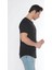 Erkek Geniş Yaka %100 Pamuk Salaş T-Shirt 3