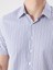 Yeni Sezon Slim Fit Kisa Kollu Cizgili Erkek Gomlek - S5RC10Z8 3