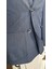Lacivert Kruvaze Slim Fit Erkek Ceket (Astarsız) 5