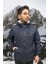Erkek Kürklü Su ve Rüzgar Geçirmez Kapüşonlu Kışlık Mont & Kaban & Parka 4