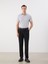 Yeni Sezon Slim Fit Kisa Kollu Cizgili Erkek Gomlek - S5RC10Z8 2