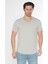 Erkek Geniş Yaka %100 Pamuk Salaş T-Shirt 1