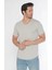 Erkek Geniş Yaka %100 Pamuk Salaş T-Shirt 2