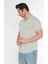 Erkek Geniş Yaka %100 Pamuk Salaş T-Shirt 3