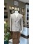 Bej Kruvaze Slim Fit Erkek Ceket (Astarsız) 1