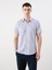 Yeni Sezon Slim Fit Kisa Kollu Cizgili Erkek Gomlek - S5RC10Z8 1