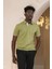 Regular Fit Yaka Garnili Pamuklu Polo Yaka T-Shirt 1