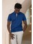 Regular Fit Yaka Garnili Pamuklu Polo Yaka T-Shirt 2
