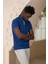 Regular Fit Yaka Garnili Pamuklu Polo Yaka T-Shirt 3