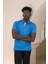 Regular Fit Yaka Garnili Pamuklu Polo Yaka T-Shirt 2