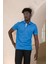 Regular Fit Yaka Garnili Pamuklu Polo Yaka T-Shirt 3