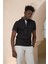 Regular Fit Yaka Garnili Pamuklu Polo Yaka T-Shirt 2