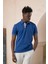 Regular Fit Yaka Garnili Pamuklu Polo Yaka T-Shirt 1