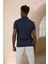Regular Fit Yaka Garnili Pamuklu Polo Yaka T-Shirt 4