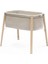 Snoozi Bassinet Sandy Beige, Ayarlanabilir Yükseklikli Nefes Alabilir Beşik 1