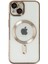 Newface iPhone 14 Plus Kılıf Kross Magneticsafe Kapak - Gold 1