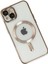 Newface iPhone 14 Plus Kılıf Kross Magneticsafe Kapak - Gold 3
