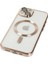 Newface iPhone 14 Plus Kılıf Kross Magneticsafe Kapak - Gold 5
