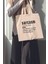 Sarcasm Noun Hediyelik Baskılı %100 Pamuklu Ham Bez Bej Çanta 1