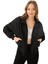 Spor Kadın Dik Yaka Su ve Rüzgar Geçirmez Oversize Crop Mevsimlik Yağmurluk Rüzgarlık 1