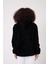 Spor Kadın Peluş Rüzgar Geçirmez Welsoft Çift Kapüşonlu Mont 5