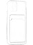 Newface iPhone 12 Kılıf Kart Şeffaf Silikon - Şeffaf 4